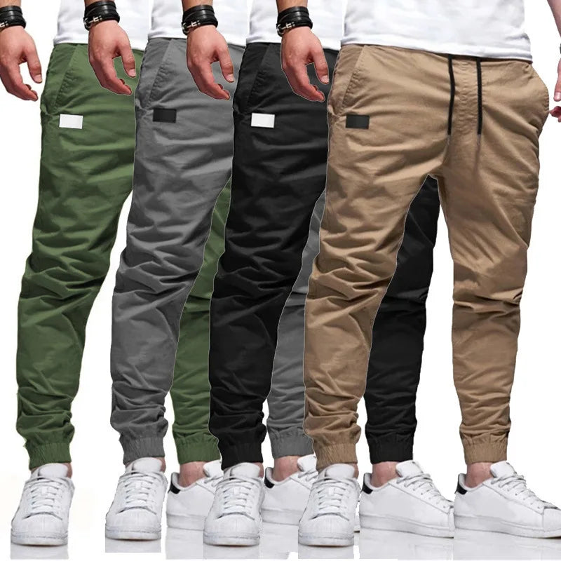Men's Casual Jogger Cargo Pants With Multi Pocket Sweatwear