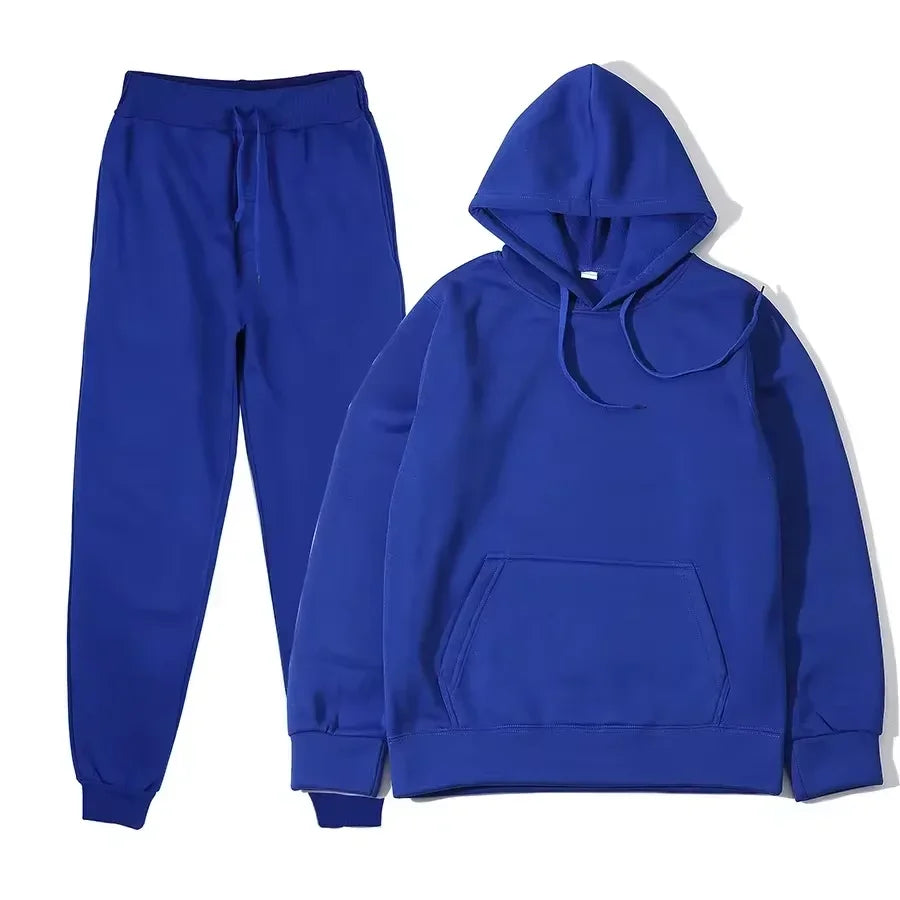 Winter Tracksuit Women Two Piece Set Oversized Hoodie and Pants