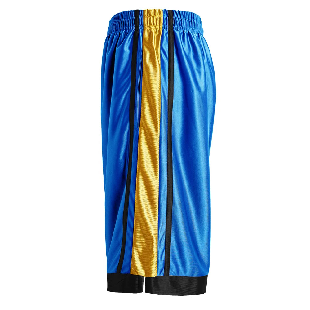 4-piece men's casual striped decorative basketball shorts summer basketball training running fitness quick drying shorts