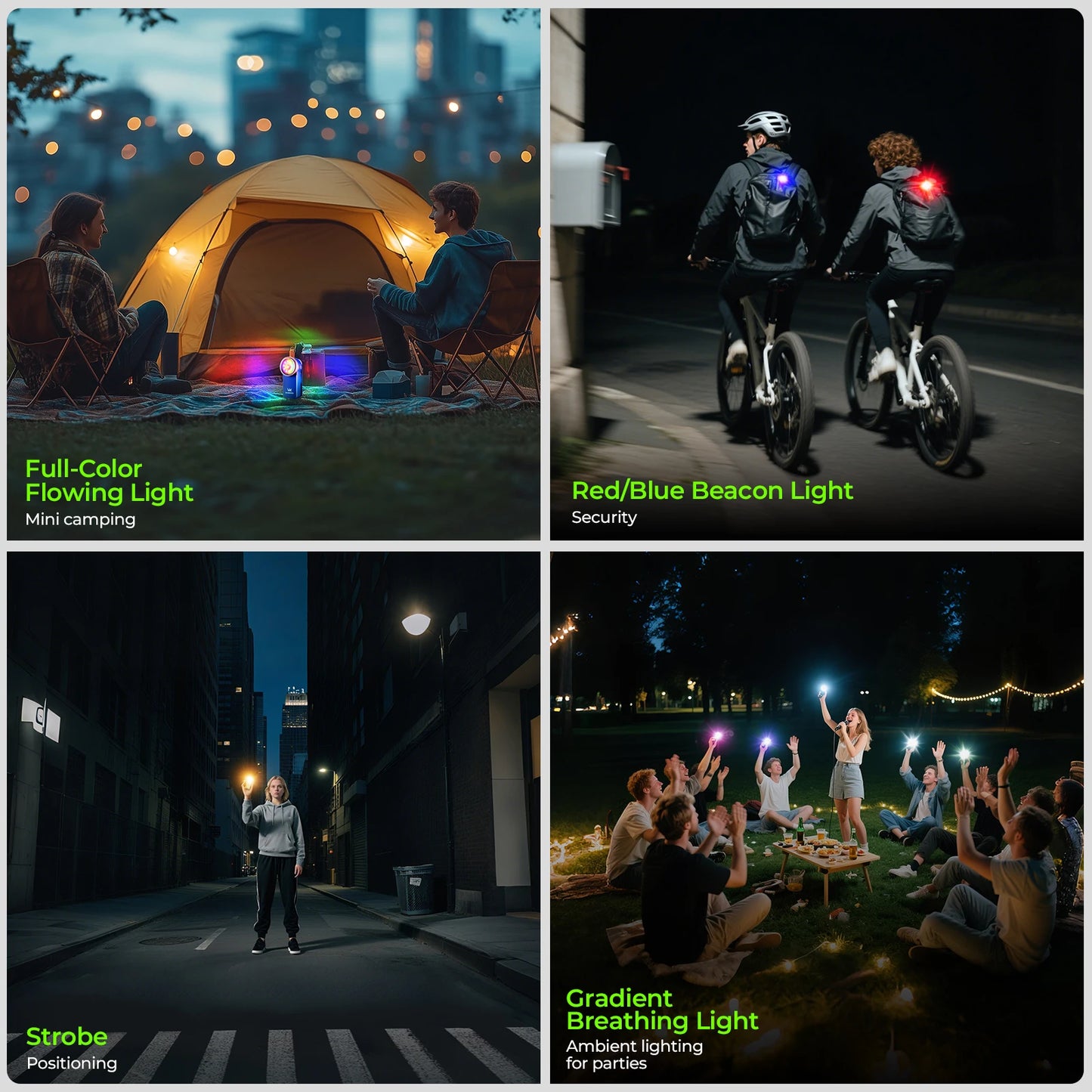 Wurkkos HD03 680LM Mini Clip Light USB Rechargeable Pocket Flashlight Spotlight/Floodlight Portable RGB Torch with Magnet