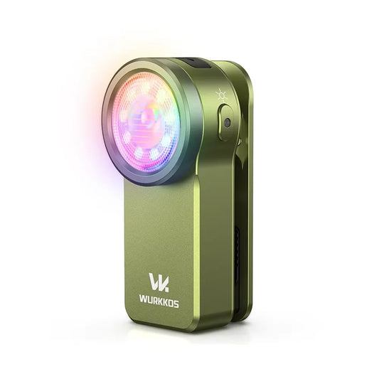 Wurkkos HD03 USB Rechargeable Clip Light With RGB Spotlight Magnet