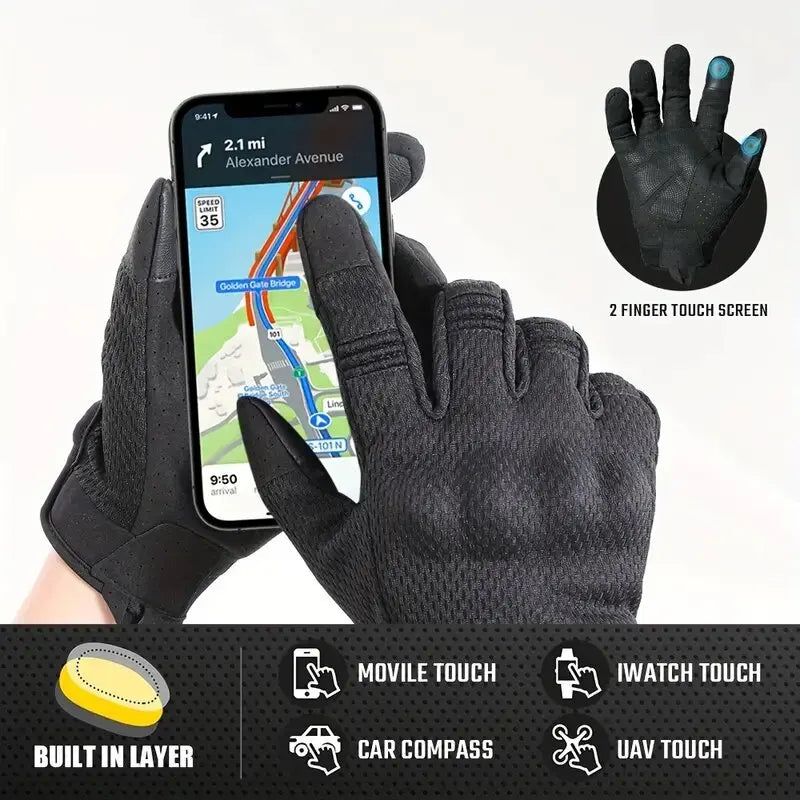 Men Tactical Gloves Touch Screen Sport Outdoor Paintball Combat Hiking Hunting Riding Bike Non-slip Breathable Cycling Equipment