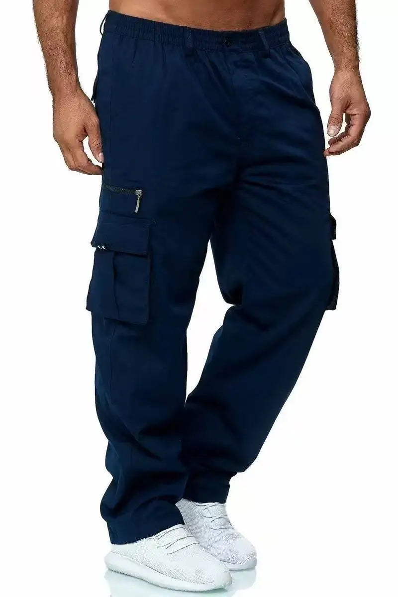 Men's Performance Flex Stretch Cargo Pants for Everyday Comfort