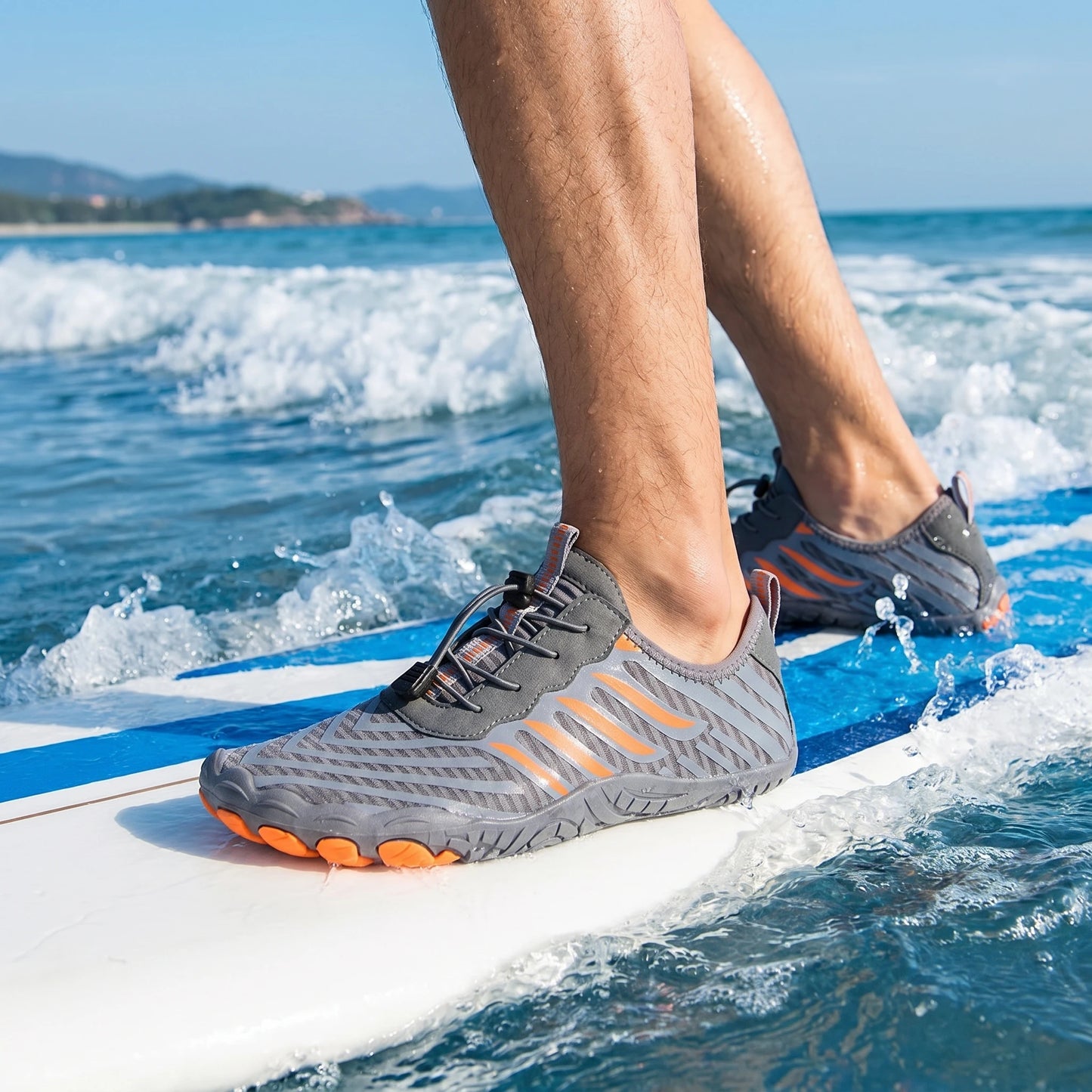 Men Quick Dry Water Shoes Outdoor Barefoot Aqua Breathable Sneakers