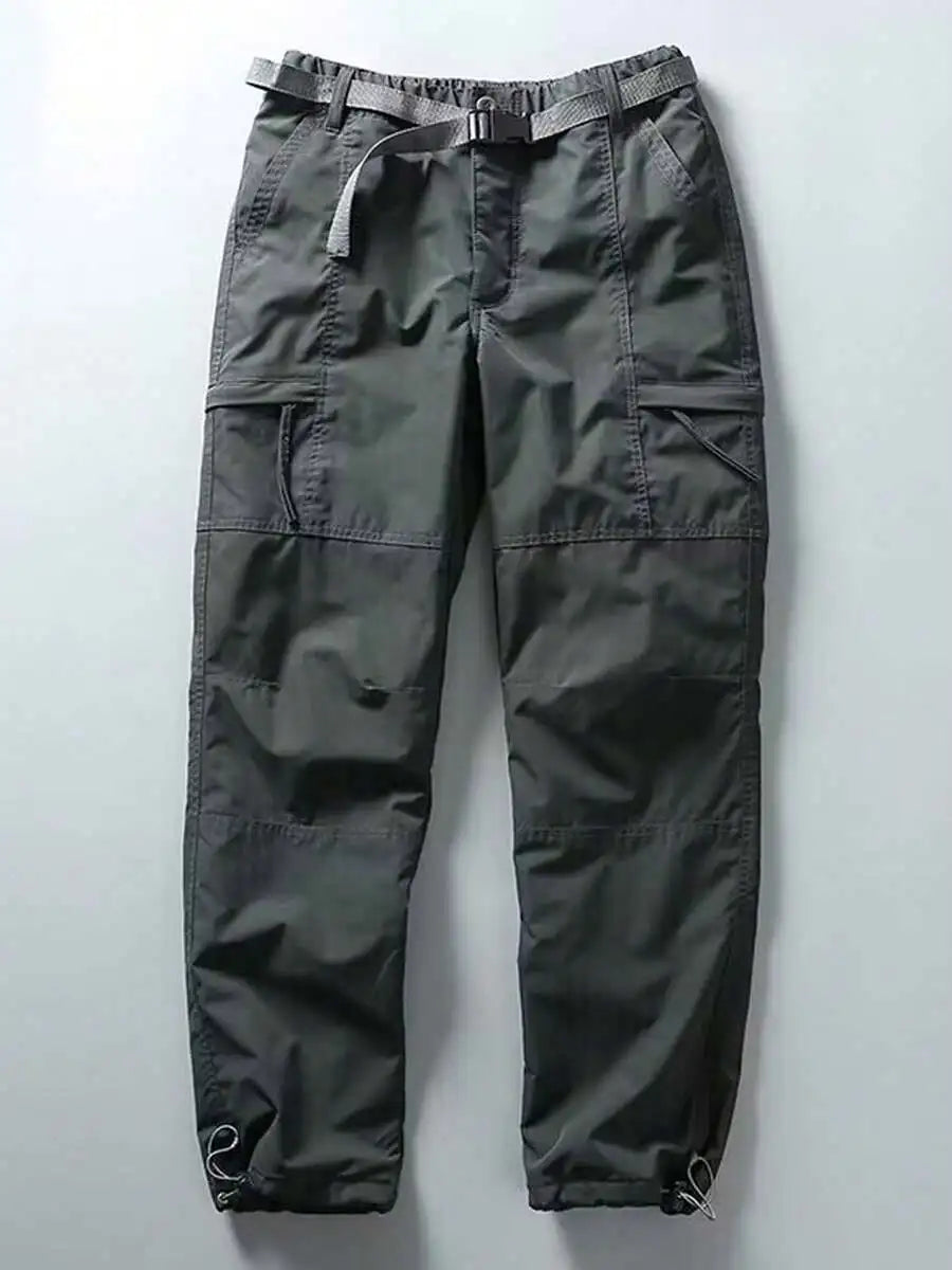 Men's Cargo Pants Multi Pocket Waterproof Ripstop Hiking Trousers