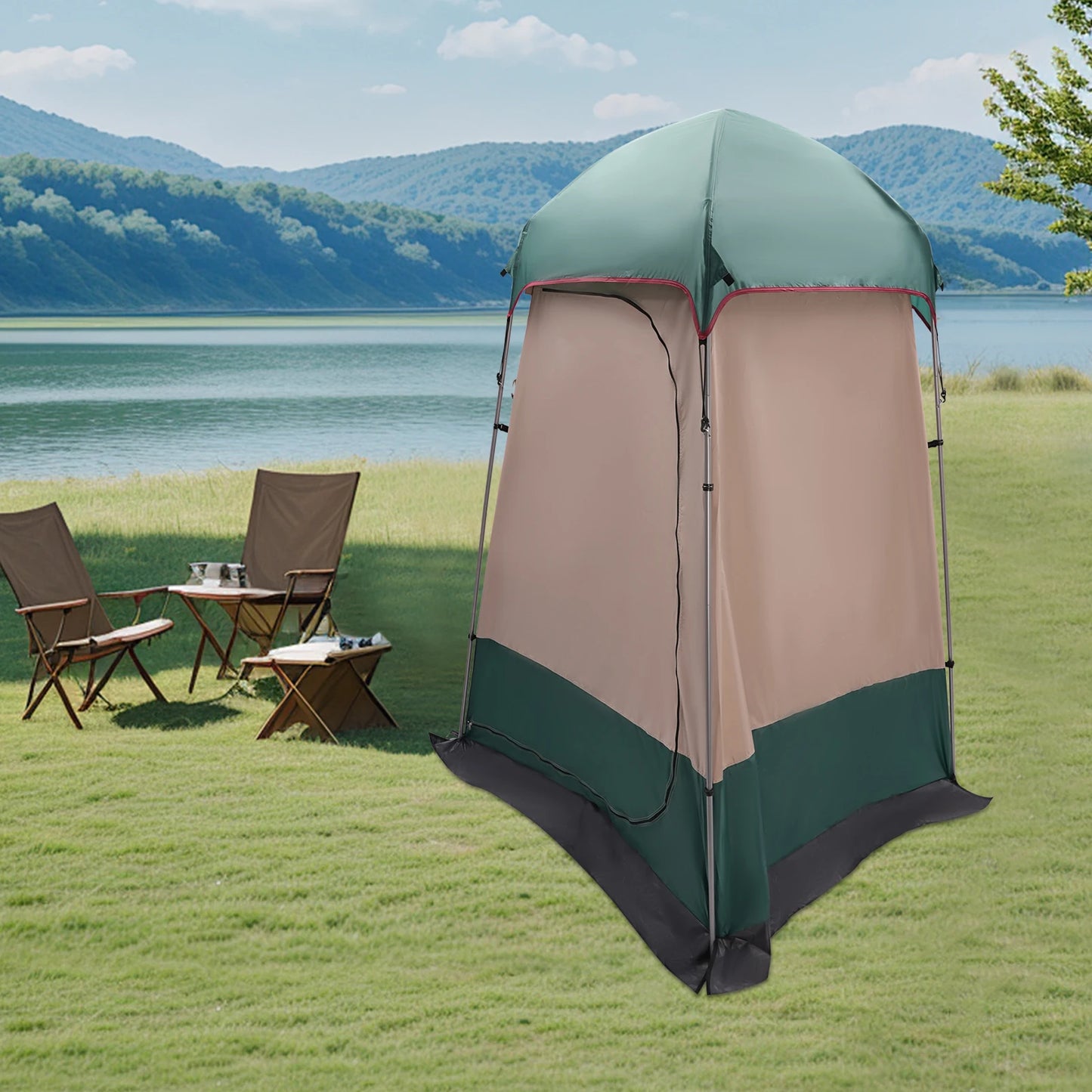 Outdoor Camping Tent Privacy Shower Shelter Portable Toilet Tents for Hiking, Picnics, etc