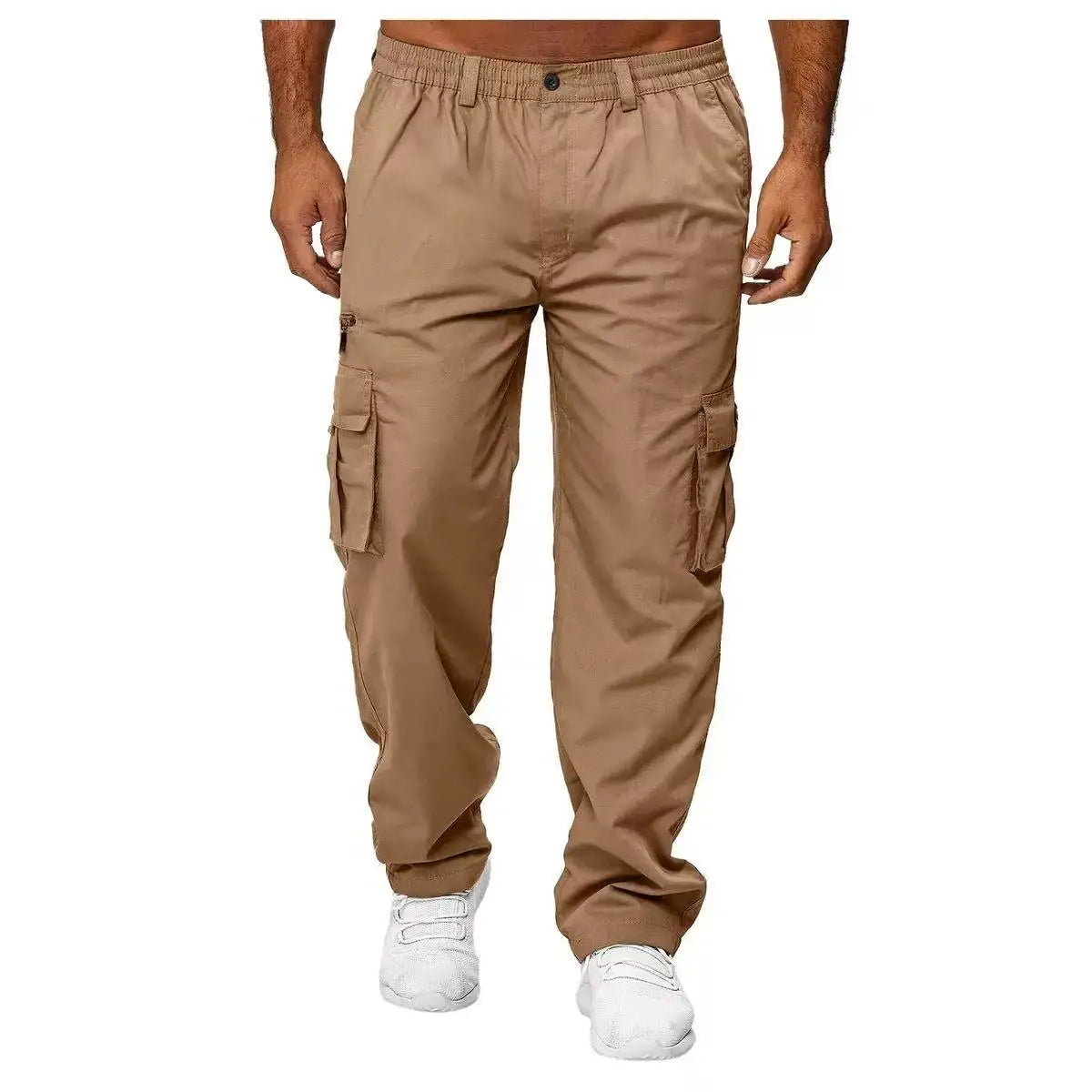 Men's Performance Flex Stretch Cargo Pants for Everyday Comfort