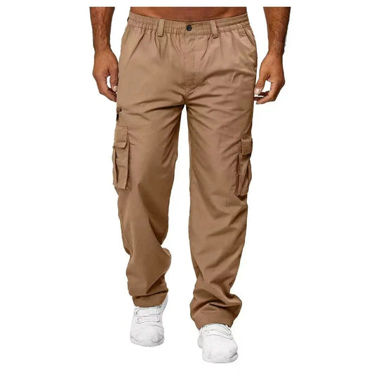 Men's Performance Flex Stretch Cargo Pants for Everyday Comfort