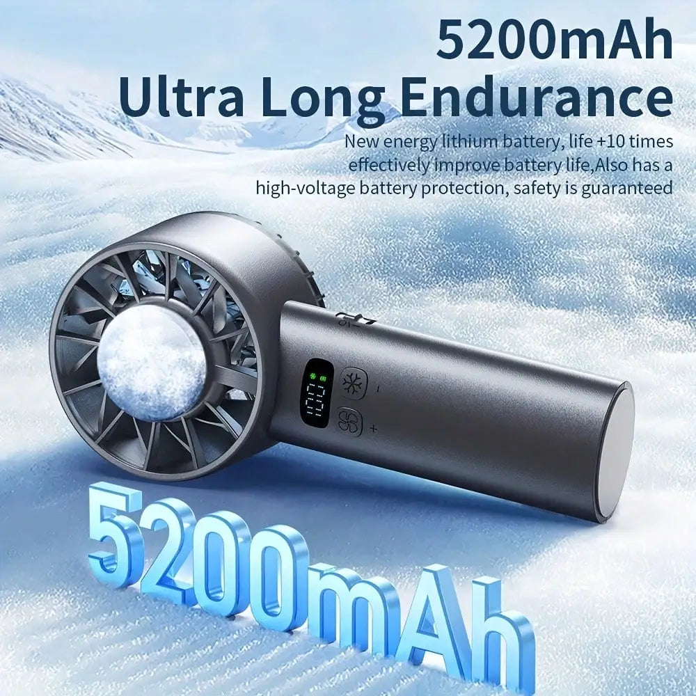 Cooling Handheld USB Mini Fan Portable High Speed Rechargeable