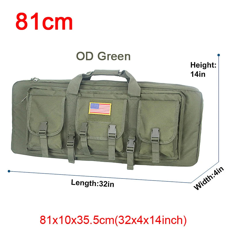 LQARMY Tactical Double Rifle Case MOLLE System