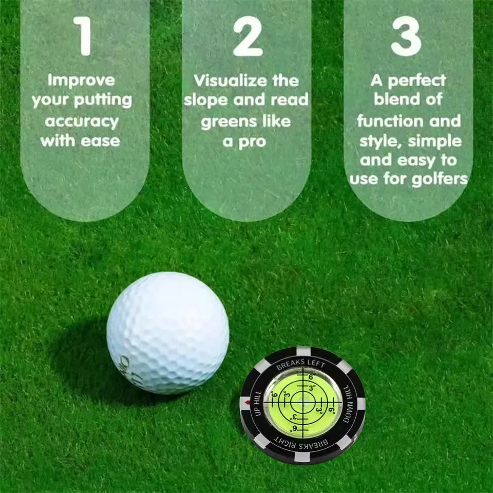 Summerwins Putt Green Reader Portable Golf Putting Tool Ball Marker