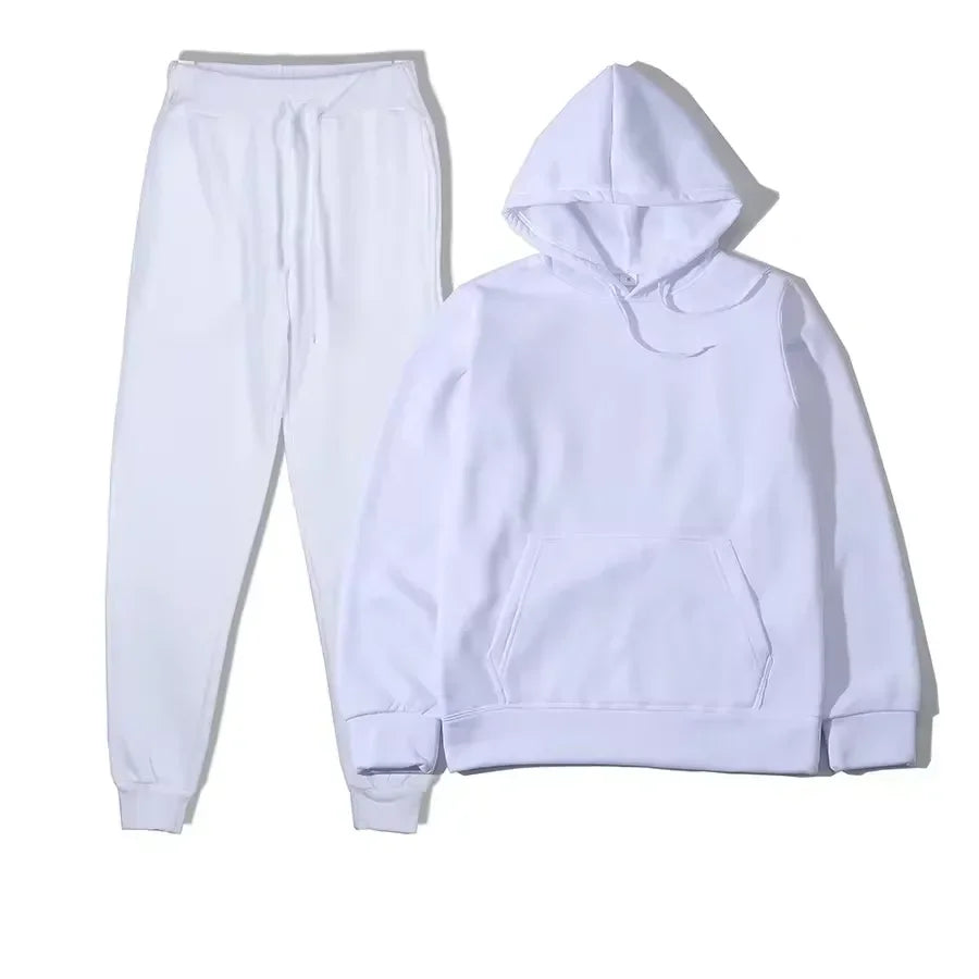Winter Tracksuit Women Two Piece Set Oversized Hoodie and Pants