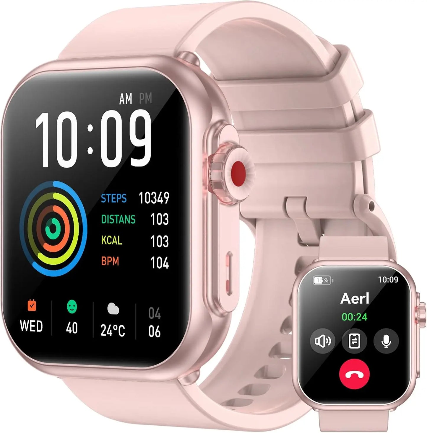 SENBONO Smart Watch for Men Women With 1000mAh Battery 100Day Standby Time Fitness Tracker IP68 Waterproof Watch for Android iOS