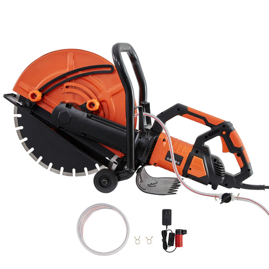 SucceBuy Electric Concrete Saw Wet Cutting Circular Cutter Adjustable Depth