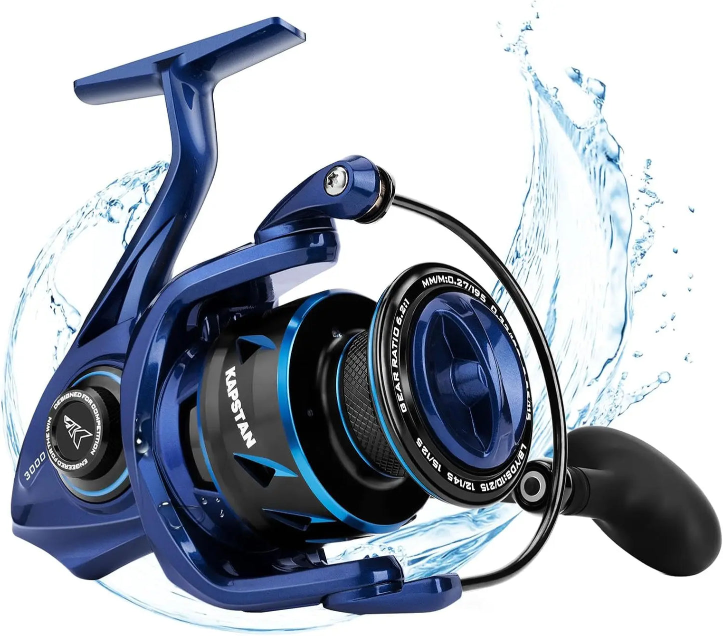 Saltwater Spinning Fishing Reel, Up to 55Lbs Max Drag, IPX6 Waterproof & Corrosion-Resistant, Smooth Drag System for Offshore Angling