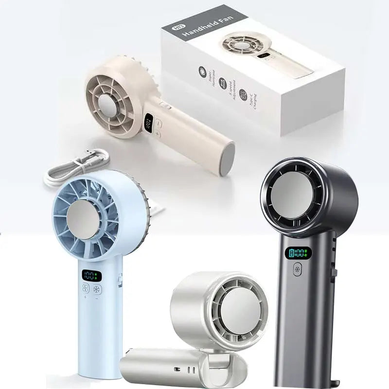 Cooling Handheld USB Mini Fan Portable High Speed Rechargeable