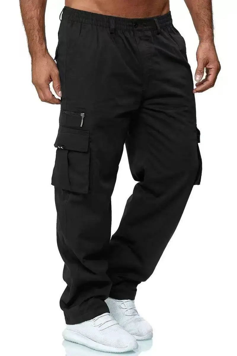 Men's Performance Flex Stretch Cargo Pants for Everyday Comfort