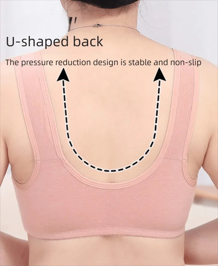 7 Piece Women's Lace Push Up Padded Front Closure Bras