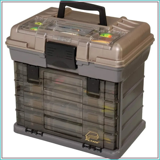 StowAway Rack Tackle Box Holds Four Utility Boxes Durable