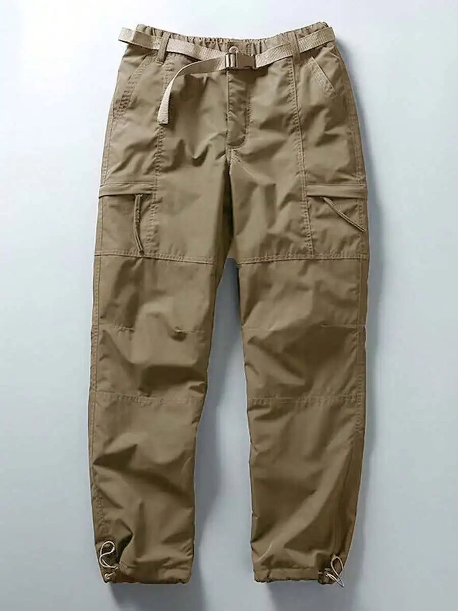 Men's Cargo Pants Multi Pocket Waterproof Ripstop Hiking Trousers