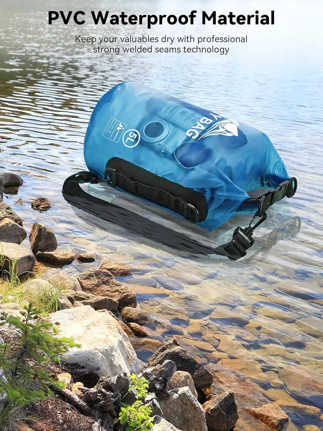 Dry Bag Waterproof Roll Top Dry Sack Travel Phone Case