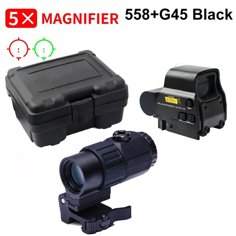 Bestsight 558 Holographic Collimator Sight 68MOA Ring Red Dot