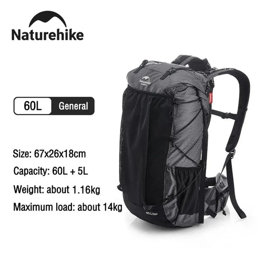 Naturehike Waterproof Mountain Backpack For Hiking And Climbing