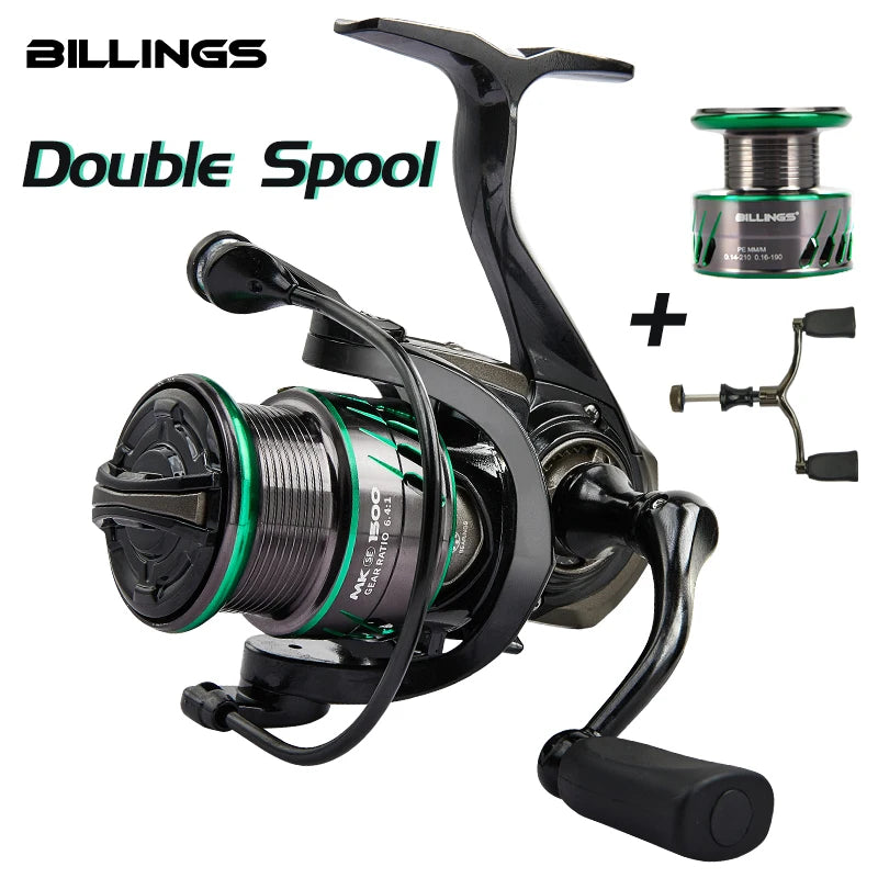 Billings Spinning Reel MKSE Max Drag 6KG Aluminum Spool