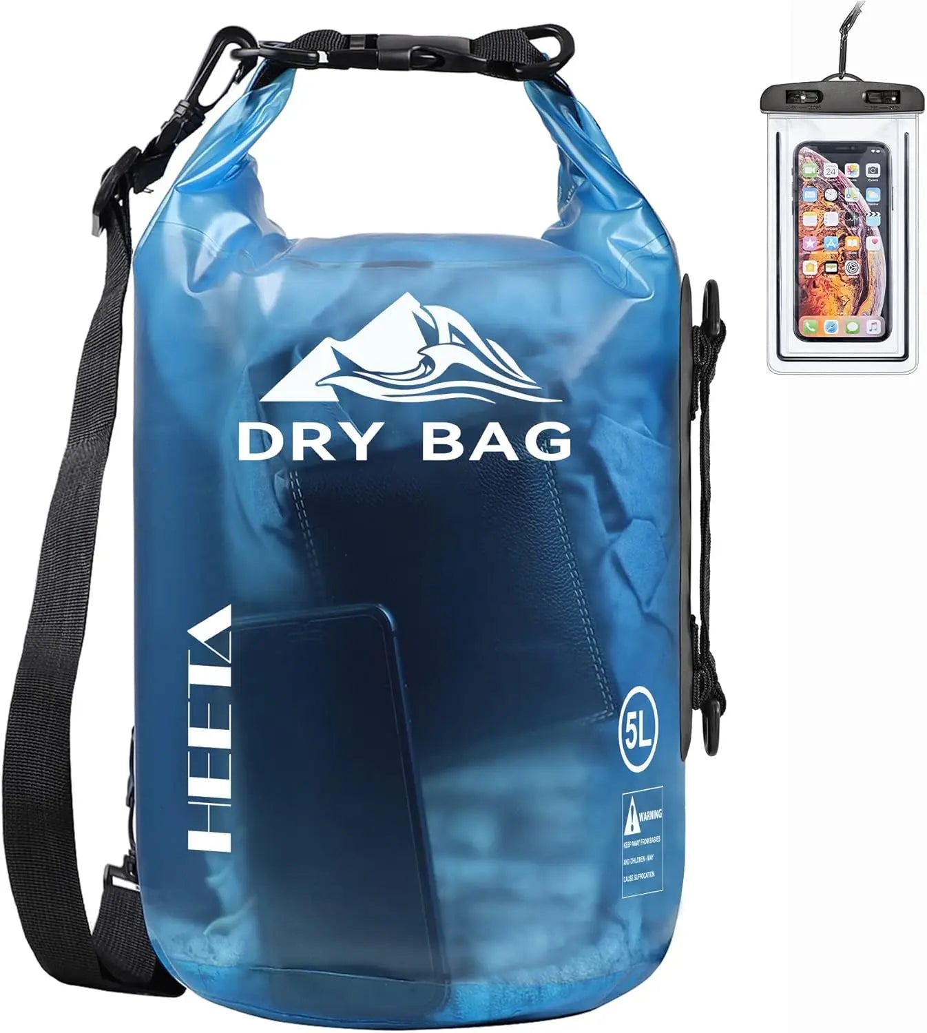 Dry Bag Waterproof Roll Top Dry Sack Travel Phone Case