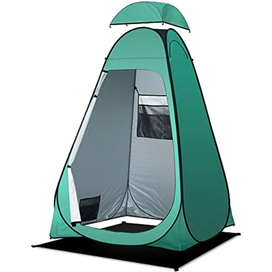 Shower Tent Pop-Up Privacy Tent Camping Portable Toilet Tent Outdoor Camp Bathroom Changing Dressing Room Instant Privacy Shelt