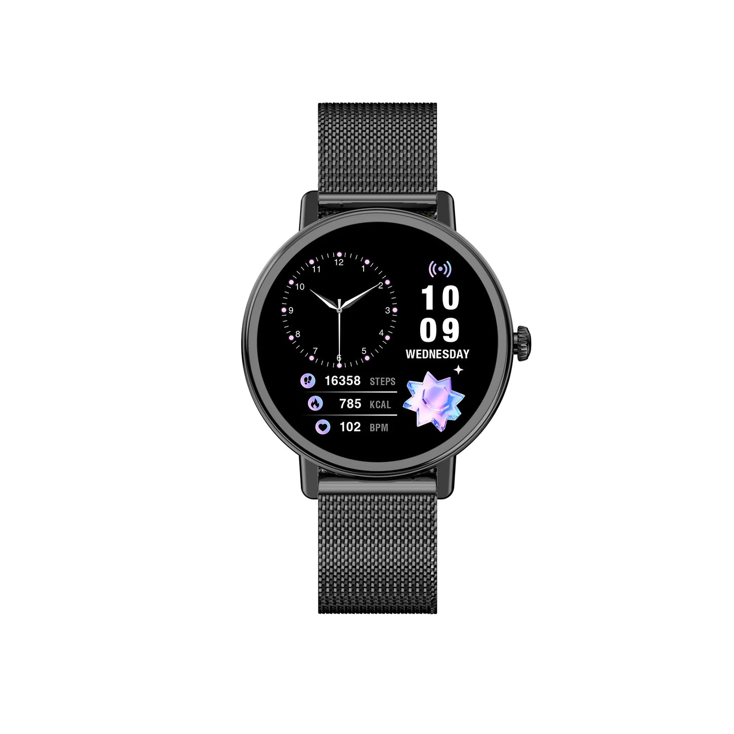 Blackview New X30 Lady's Smartwatch with Health Monitor Fitness Tracker 1.26” AMOLED Screen Bluetooth Smartwatch for Android IOS