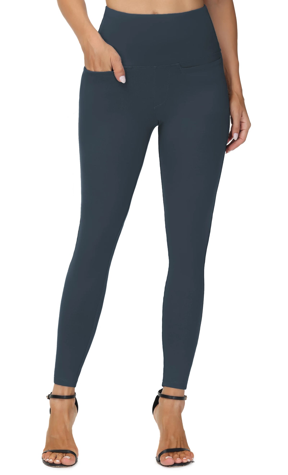The Gym People Womens High Waisted Yoga Leggings With Pockets
