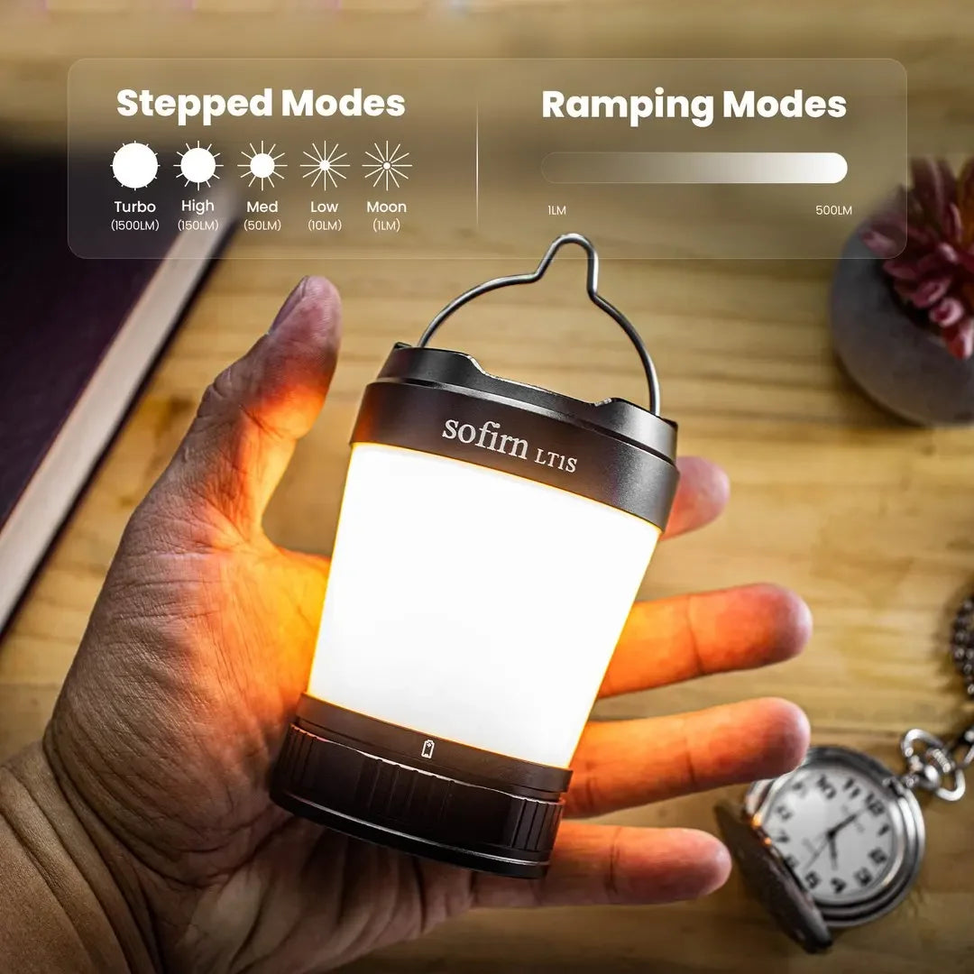 Sofirn LT1S Camping Light USB C 21700 Rechargeable Lantern Emergency