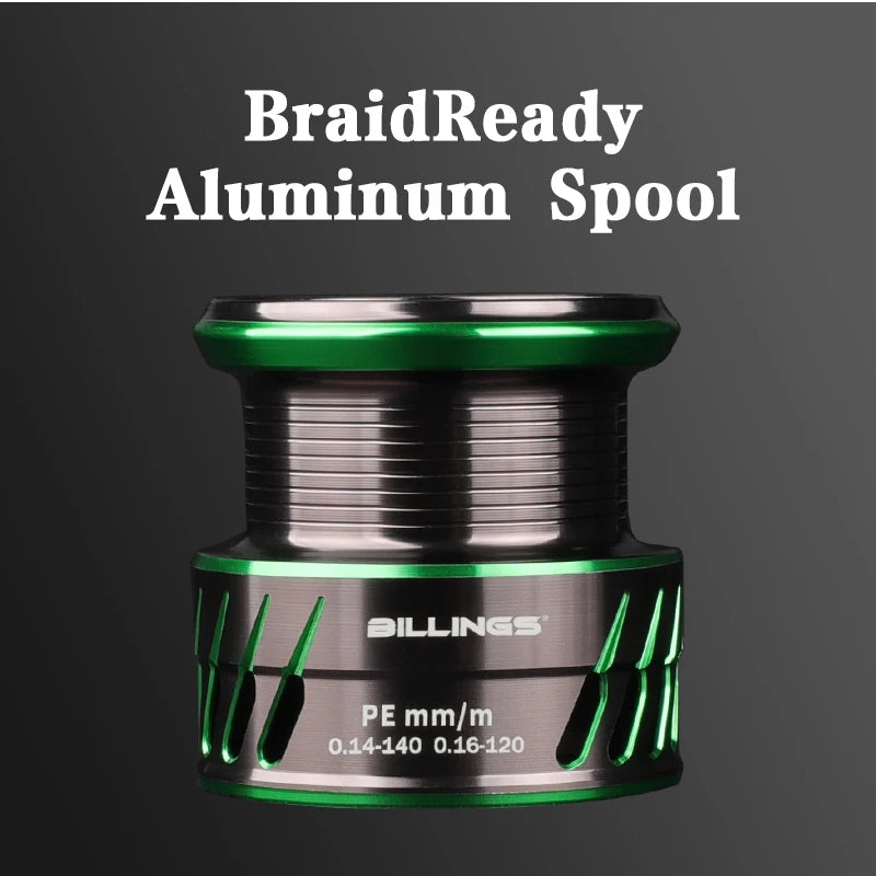 Billings Spinning Reel MKSE Max Drag 6KG Aluminum Spool