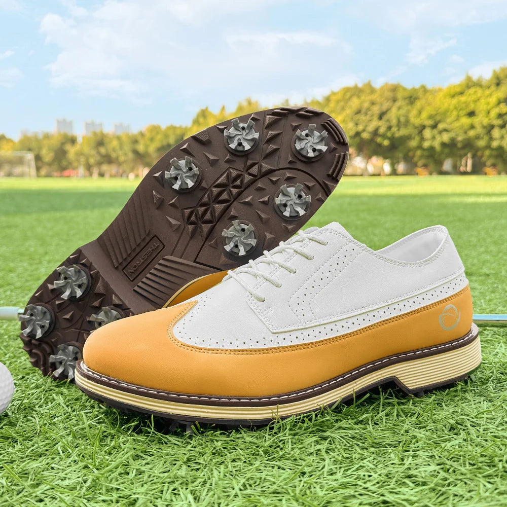 New Golf Shoes Spikes Men Size 7-14 Golf Sneakers Walking Footwears for Golfers