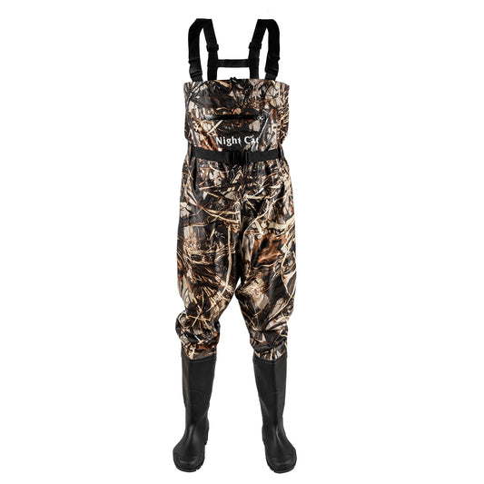 Night Cat Waterproof Chest Waders For Men And Women With Bootfoot Belt