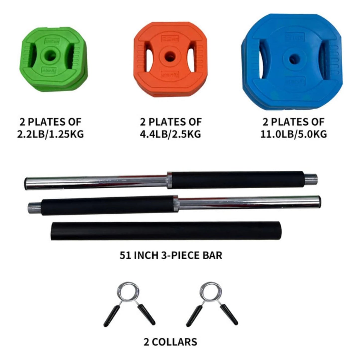 TWISTER.CK Adjustable Barbell Weight Set For Home Gym Strength Training