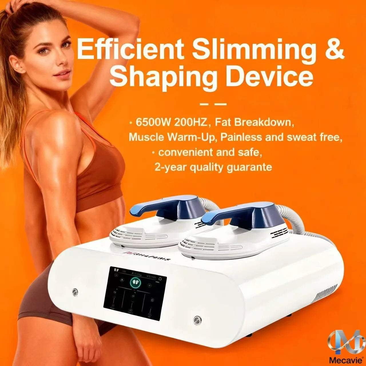 MECAVIE EMS RF 2026 NEO NOVA Sculpting Device 6500W Professional Fat Removal Muscle Stimulation Body Slimming Machine