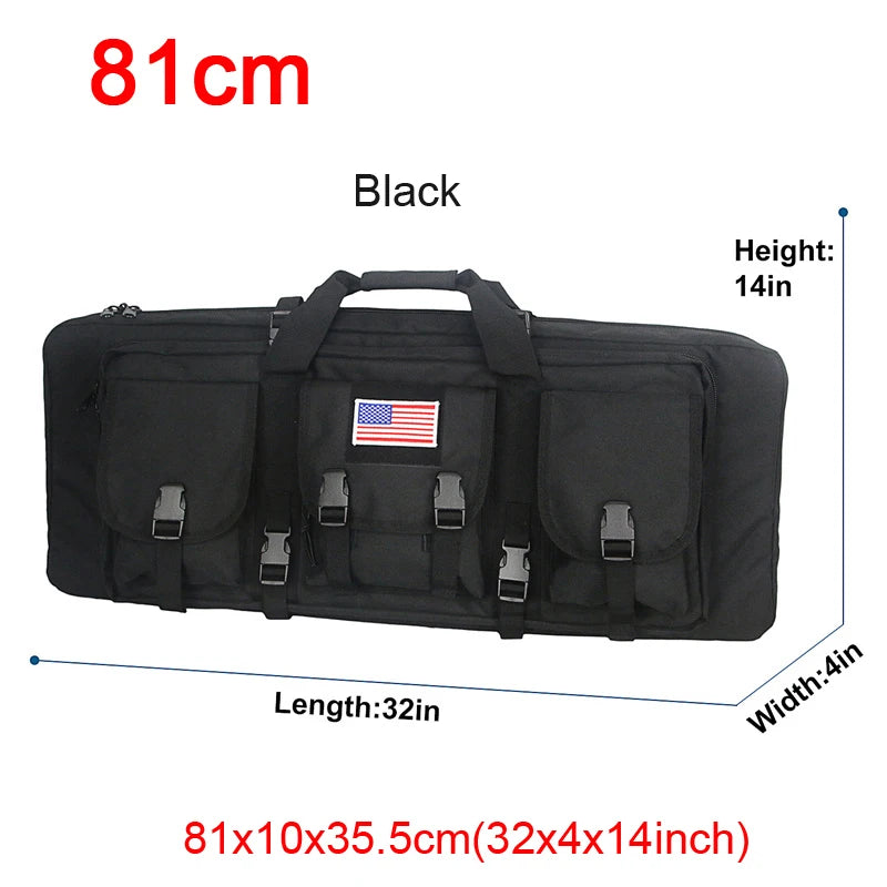 LQARMY Tactical Double Rifle Case MOLLE System