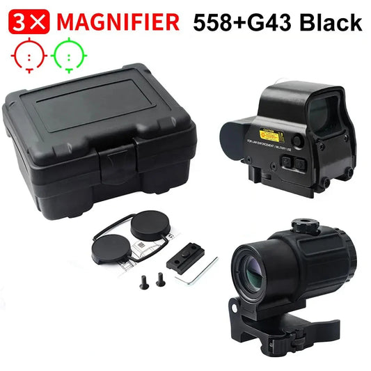 Bestsight 558 Holographic Collimator Sight 68MOA Ring Red Dot