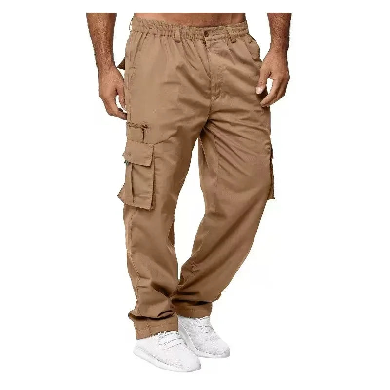 Men's Performance Flex Stretch Cargo Pants for Everyday Comfort