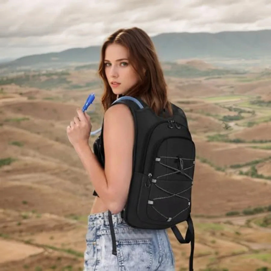 Hydration Backpack - Lightweight Hiking Water Backpack with 2L Water Bladder, Running Hydration Vest Backpack for Men Women, Hy