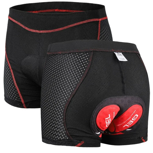 5D Gel Pad Cycling Shorts Men Cycling Underwear MTB Mountain Bike Downhill Short Pants Bicycle Sponge Pants
