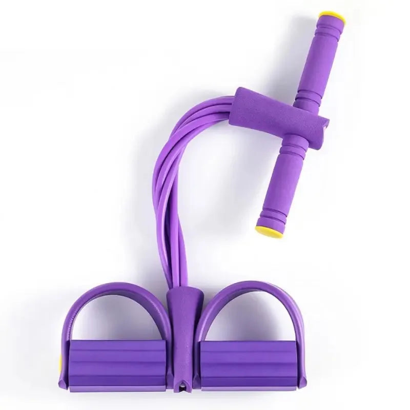 1pcs Multifunctional Yoga Pedal Resistance Band, Home Workout Equipment, Abdominal Exercise Auxiliary Equipment, Pilates Tension Rope, Suitable for Home Exercise Yoga Training，Home Gym Equipment for Full Body Strength for A