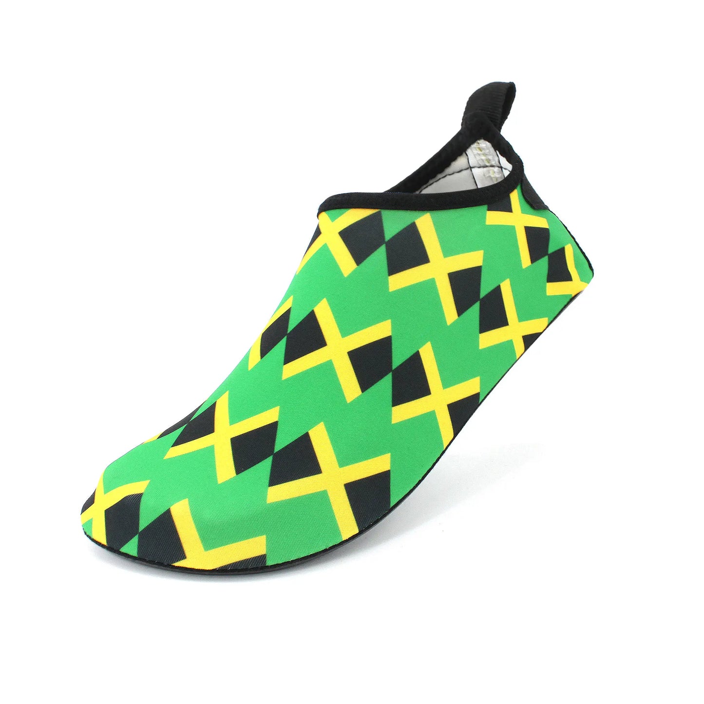 Quick-Dry Water Shoes Unisex Beach Footwear For Surfing Jamaica Flag