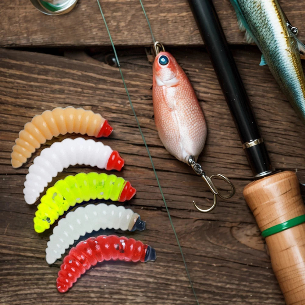 Shunmaii Maggot Grub Soft Fishing Lure