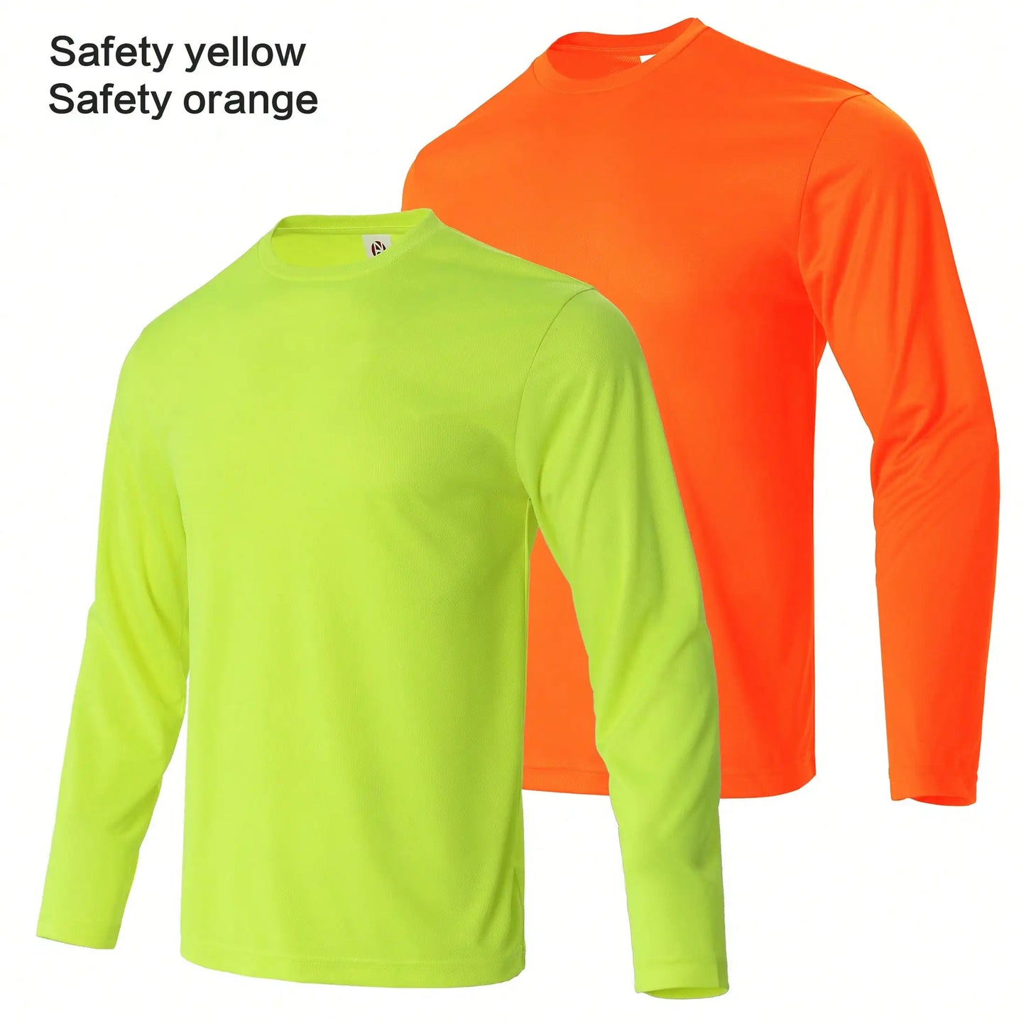 Unisex Performance Long Sleeve Shirt Breathable Moisture Wicking Quick Dry