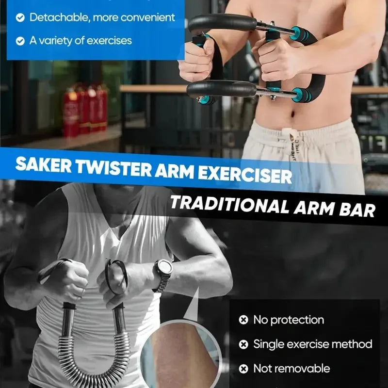 40Kg Power Twister Arm Exerciser For Home Workout Routine
