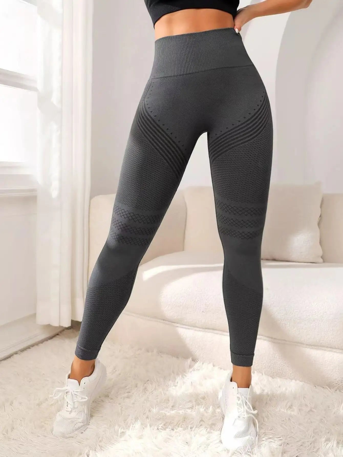 Slimove Cellulite 3D Leggings High Waisted Butt Lift For Gym