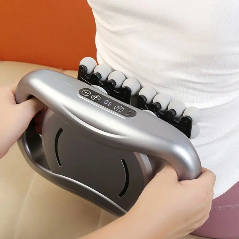 Professional Grade Muscle Massager Gun with 42 Massage Heads LED Digital Display 10min Smart Timer 9 Speed Modes Type-C Fast Cha